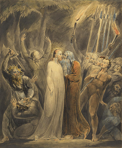 Judas Betrays Him William Blake